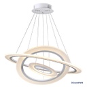 [P-00338] Lampara LED Decorativa Colgante, PC50230P, 88W, WW 3000K, 85-265Vac, Dimensiones: Φ850+Φ590+Φ330mm, IP20