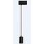 Lampara Colgante Magnetica LED p/Riel de 40mm de ancho, 12W, 2.36&quot;(60mm), WW 3000K, 100-260Vac, Dimmable, Instalacion: Empotrar o Superficie, 36 Grados, Negra