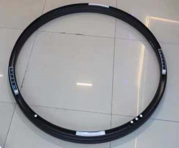 Riel Circular p/Lampara Magnetica LED de 48Vdc, Diametro: 1000mm, Instalacion: Empotrar, Negra