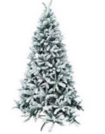 Arbol de navidad YR2236 7FT con 1254 hojas/nieve