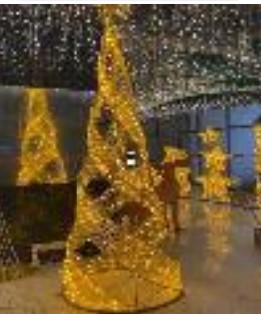 Arbol LED, 48W, 2700K + CW 6000K Flash, 110Vac, Dimensiones: 300x60x60cm, 800LED, IP65, Cable de 1.5 metros