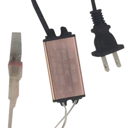 [P-00283] Power Supply p/Extension Navideña LED Vintage de 100LED/10Metros, 110Vac. Para Conectar Hasta 5 Extensiones, IP65