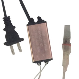[P-00284] Power Supply p/Extension Navideña LED Vintage de 100LED/10Metros, 110Vac. Para Conectar de 6 a 10 Extensiones, IP65