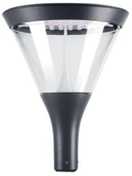 [P-00033] Lampara Garden 50W, 3000K, 100-277V, Protector de Pico 10KV, IP66