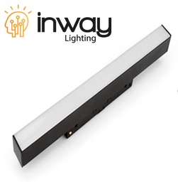 [P-00444] Lampara Lineal Magnetica LED tipo Flood Light p/Riel de 20mm de ancho, 36W, 35.43&quot;(900mm), NW 4000K, 48Vdc, Instalacion: Empotrar o Superficie, 120 Grados, Negra