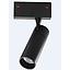 [P-00463] Lampara de Superficie Magnetica LED tipo Spotlight p/Riel de 40mm de ancho, 20W, 2.36&quot;(60mm), WW 3000K, 100-260Vac, Dimmable, Instalacion: Empotrar o Superficie, 24 Grados, Negra