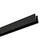 [P-00475] Riel de 40mm de ancho p/Lampara Magnetica, 2 Metros, 4 cables, 100-260Vac, Instalacion: Empotrar o Superficie, Negro