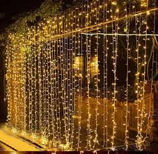 [P-00705] Cortina tipo Cascada LED p/Exterior, 168W, 2700K + CW 6000K Flash, 110Vac, 2800pcs de LED, 20 tiras, 2Mx14M, Con cable blanco, Con conector T, IP65